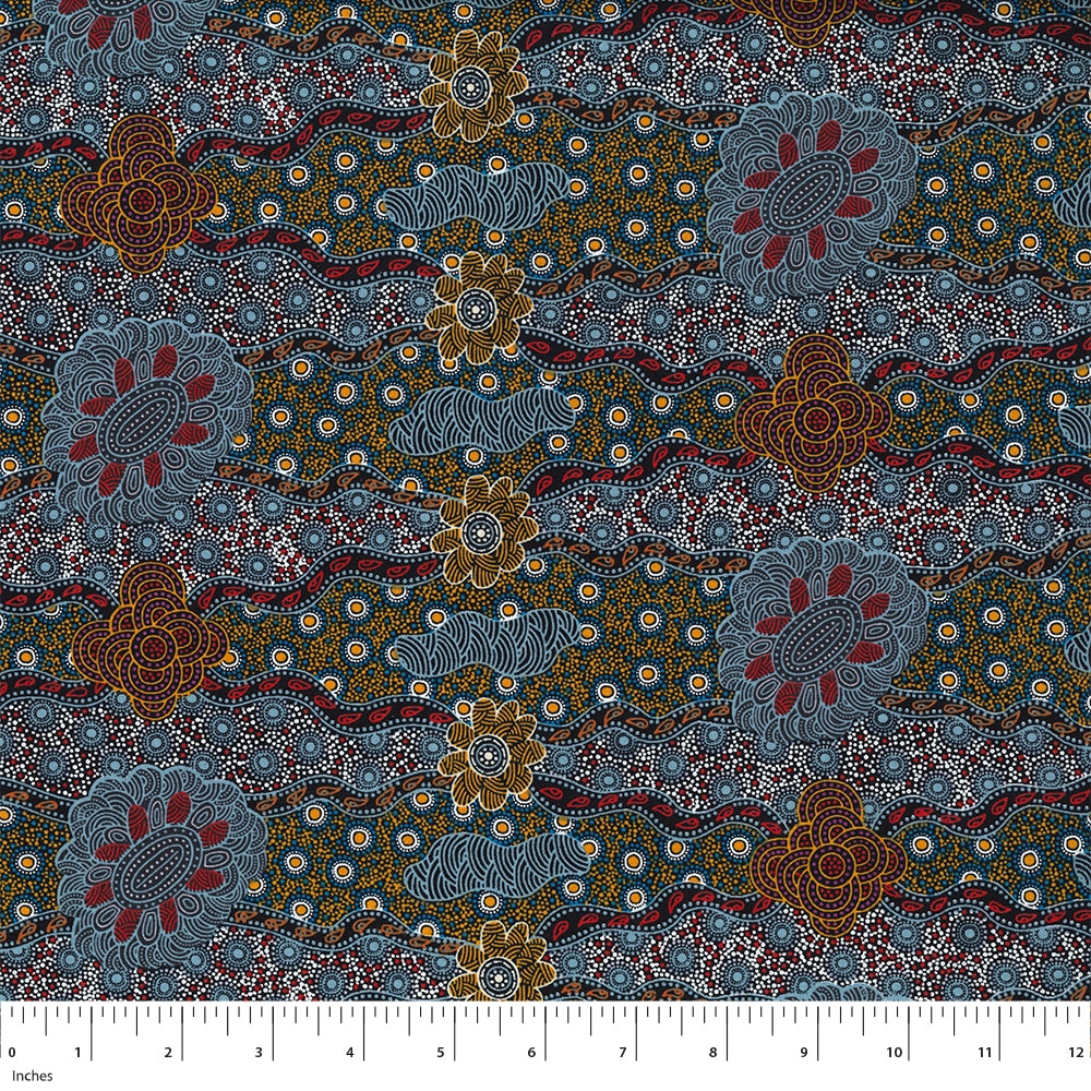 Lillup Dreaming in Ash by Karen Bird : M & S Textiles
