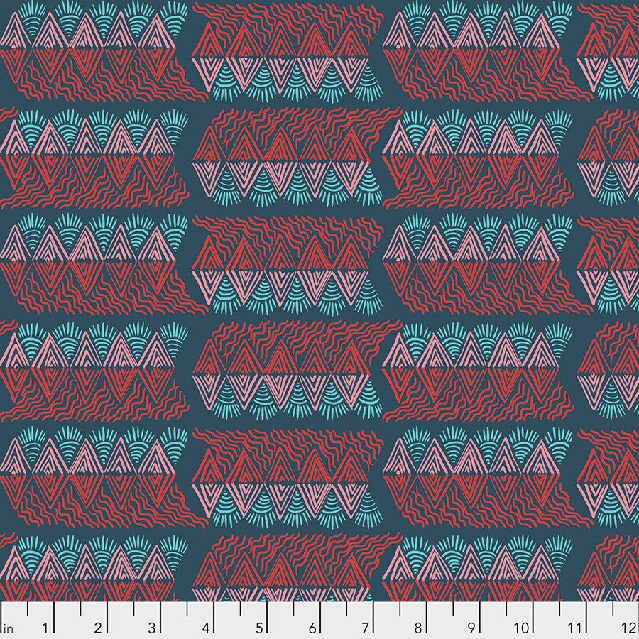 One Mile Radiant by Anna Maria Horner Conservatory Chapter 3 : Mountain Streams in Fire : Free Spirit Fabrics