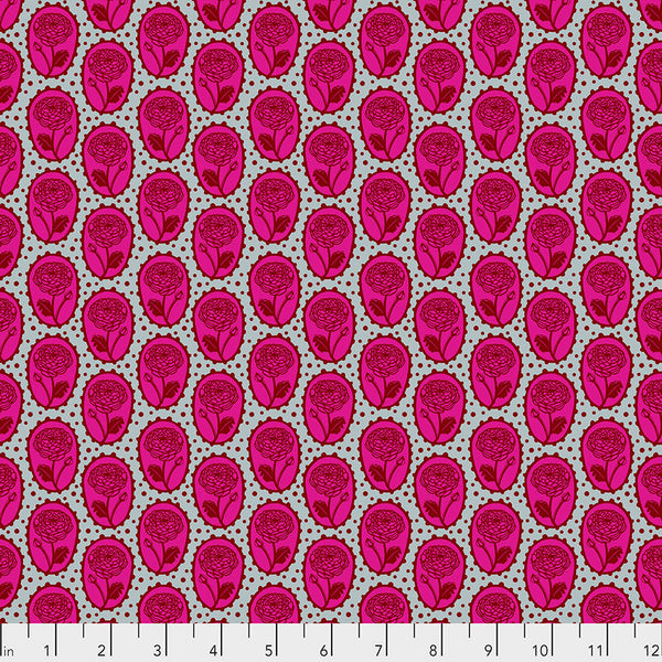Triple Take by Anna Maria Horner Conservatory Chapter 4 : New Locket in Cherry : Free Spirit Fabrics
