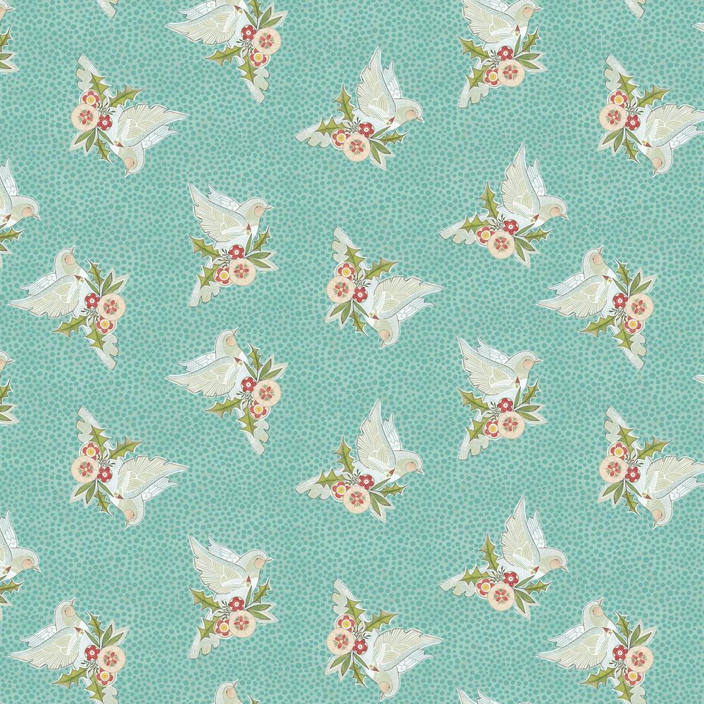 Love Santa by Cori Dantini : Christmas Dove in Blue : Free Spirit