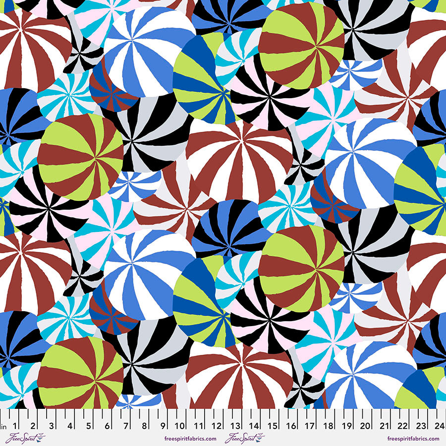 85 & Fabulous by Kaffe Fassett : Beach Balls in Neutral : Free Spirit