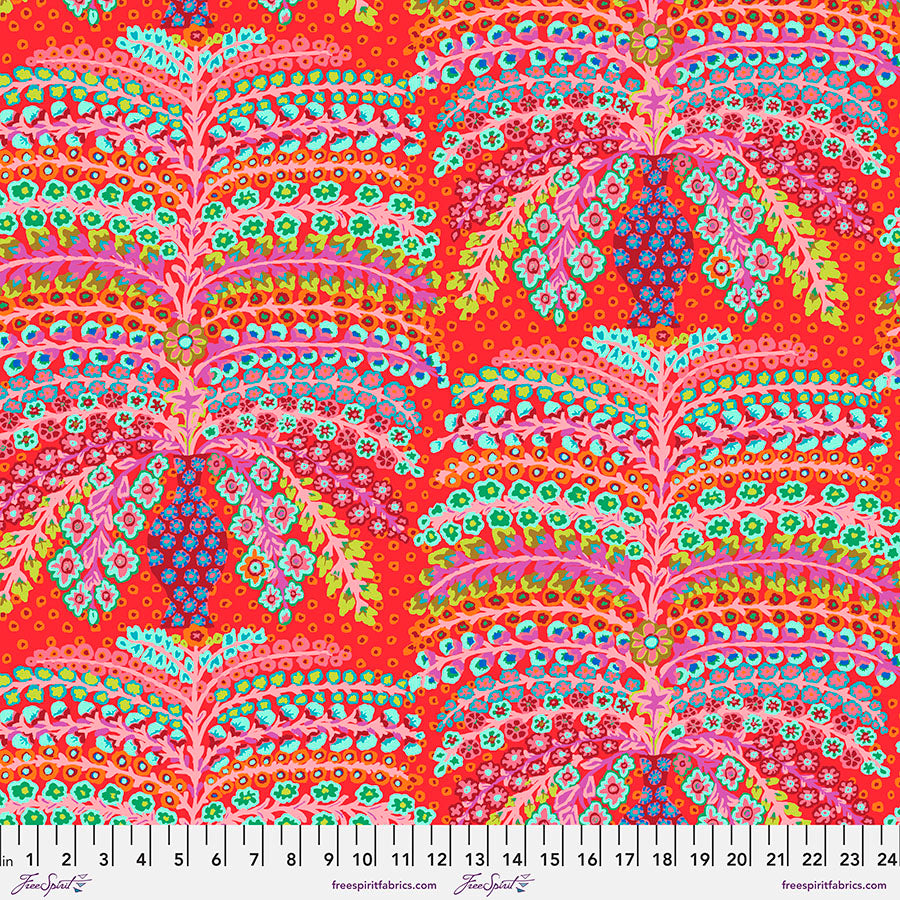 85 & Fabulous by Kaffe Fassett : Persian Vase in Red : Free Spirit
