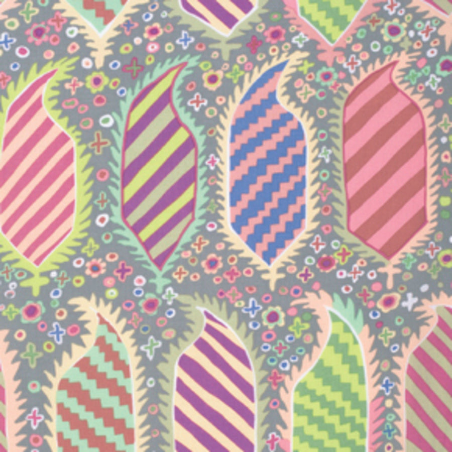 Kaffe Fassett : Striped Herald in Grey : Free Spirit