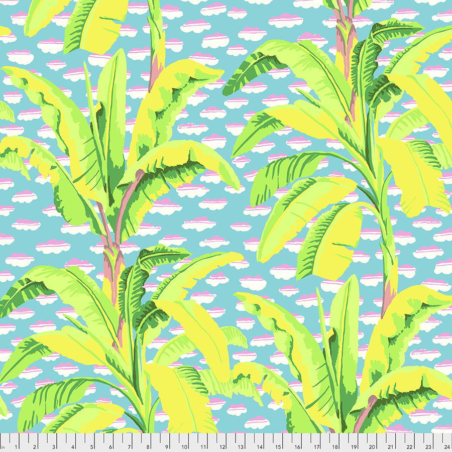 Kaffe Fassett : Banana Tree in Green : Free Spirit