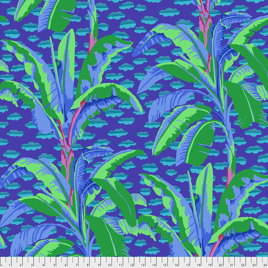 Kaffe Fassett : Banana Tree in Purple : Free Spirit