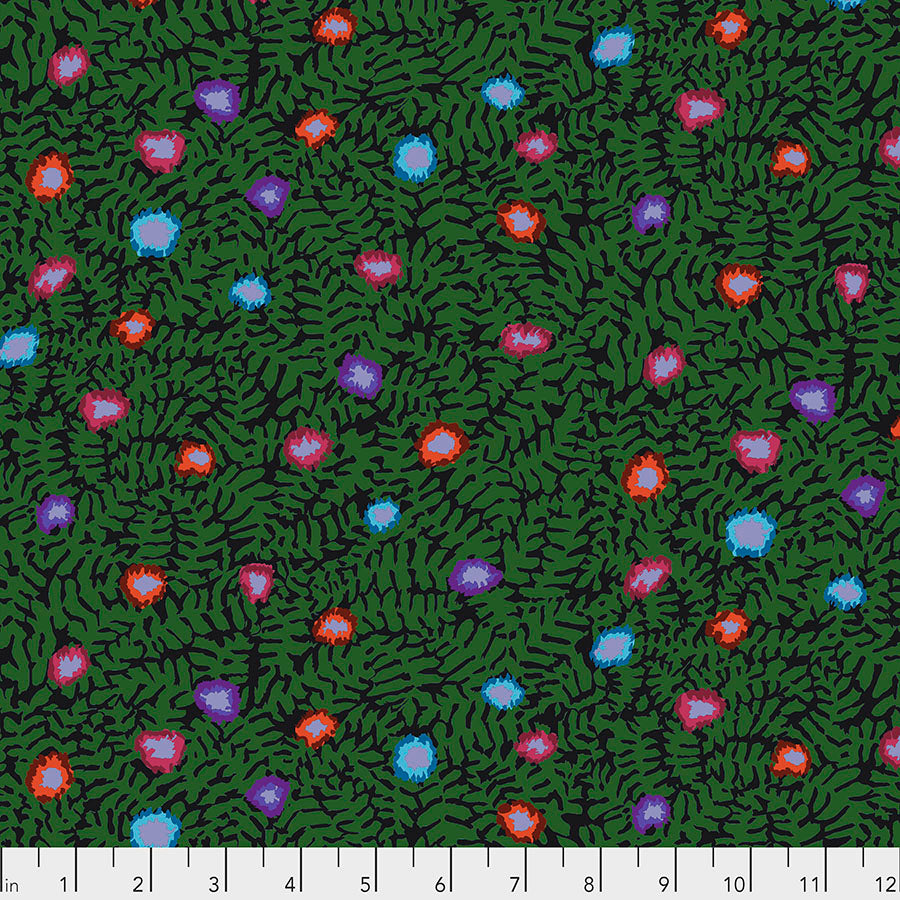 Kaffe Fassett : Moss Flower in Dark : Free Spirit