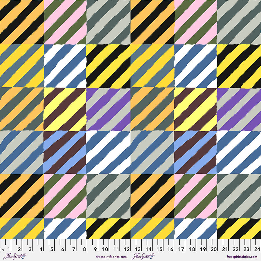 Kaffe Fassett : Regimental Ties in Contrast : Free Spirit