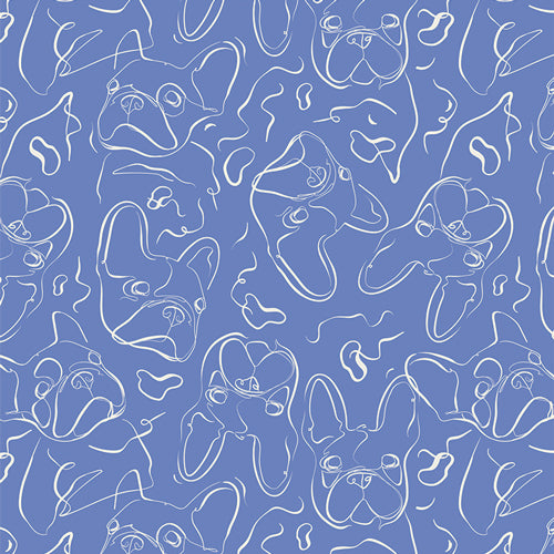 Periwinkle by AGF Studio : Frenchie Serene : Art Gallery