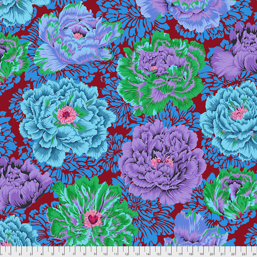 Philip Jacobs : Brocade Peony in Cool : Free Spirit