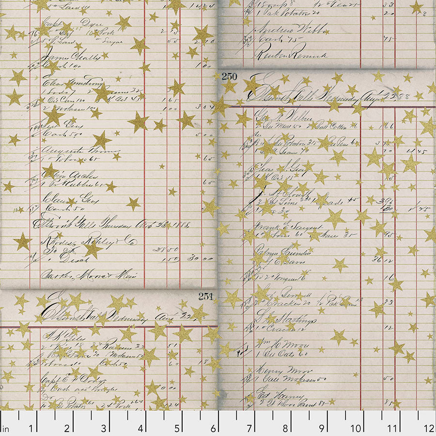 Yuletide by Tim Holtz : Christmas List in Neutral : Free Spirit