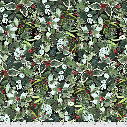 Christmastime by Tim Holtz : English Holly in Green : Free Spirit