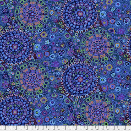 Kaffe Fassett : Millefiore in Blue : Free Spirit : Wideback