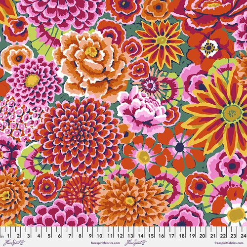 Kaffe Fassett : Enchanted in Red : Free Spirit : Wideback