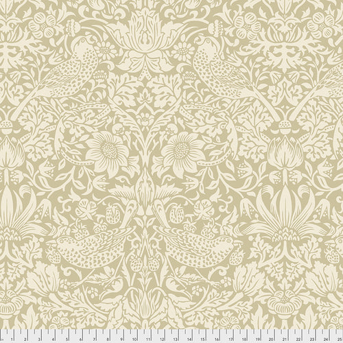 The Original Morris & Co : Strawberry Thief in Linen : Free Spirit : Wideback