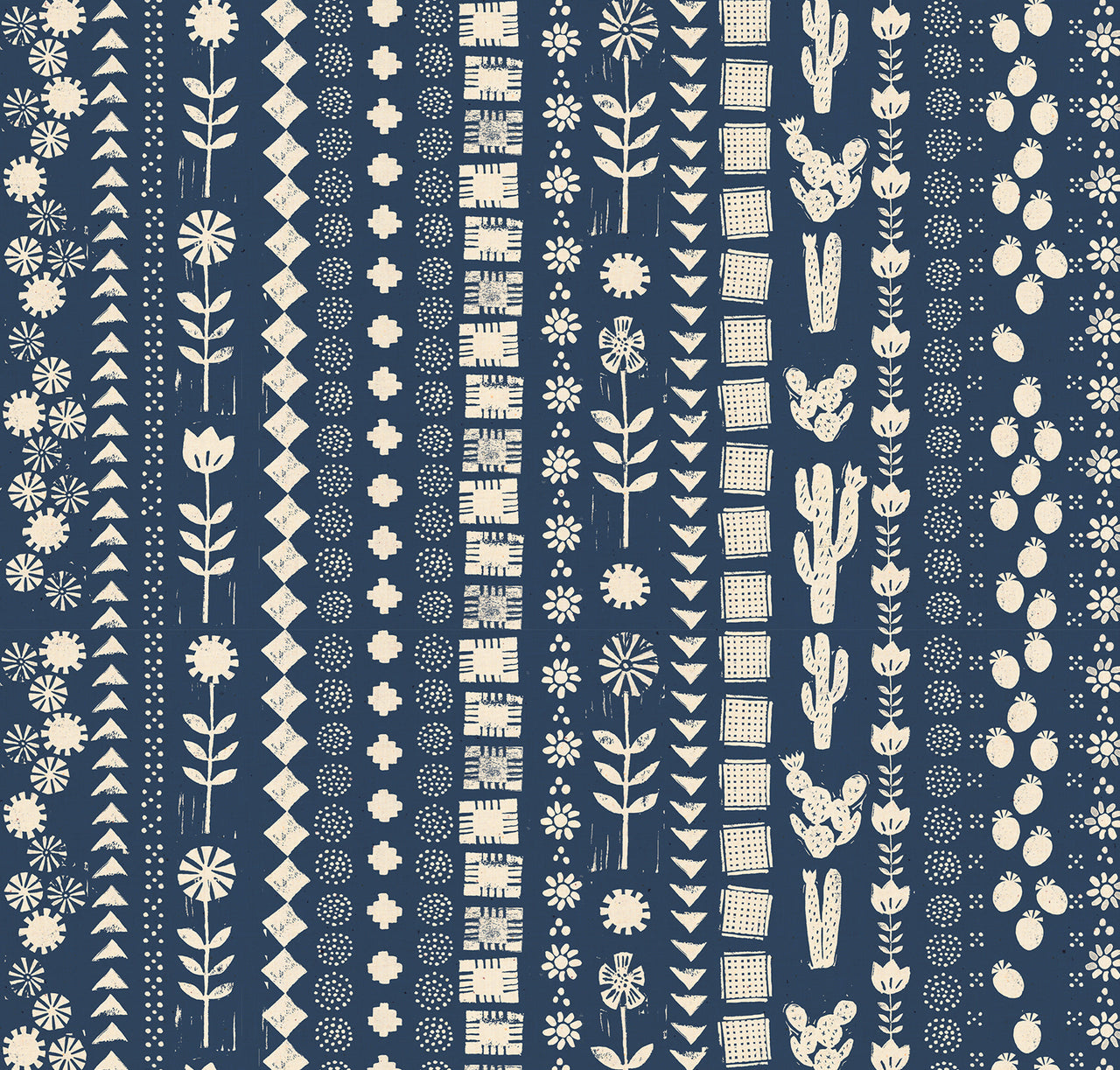Heirloom by Alexia Abegg : Garden Rows in Bluebell : Ruby Star Society