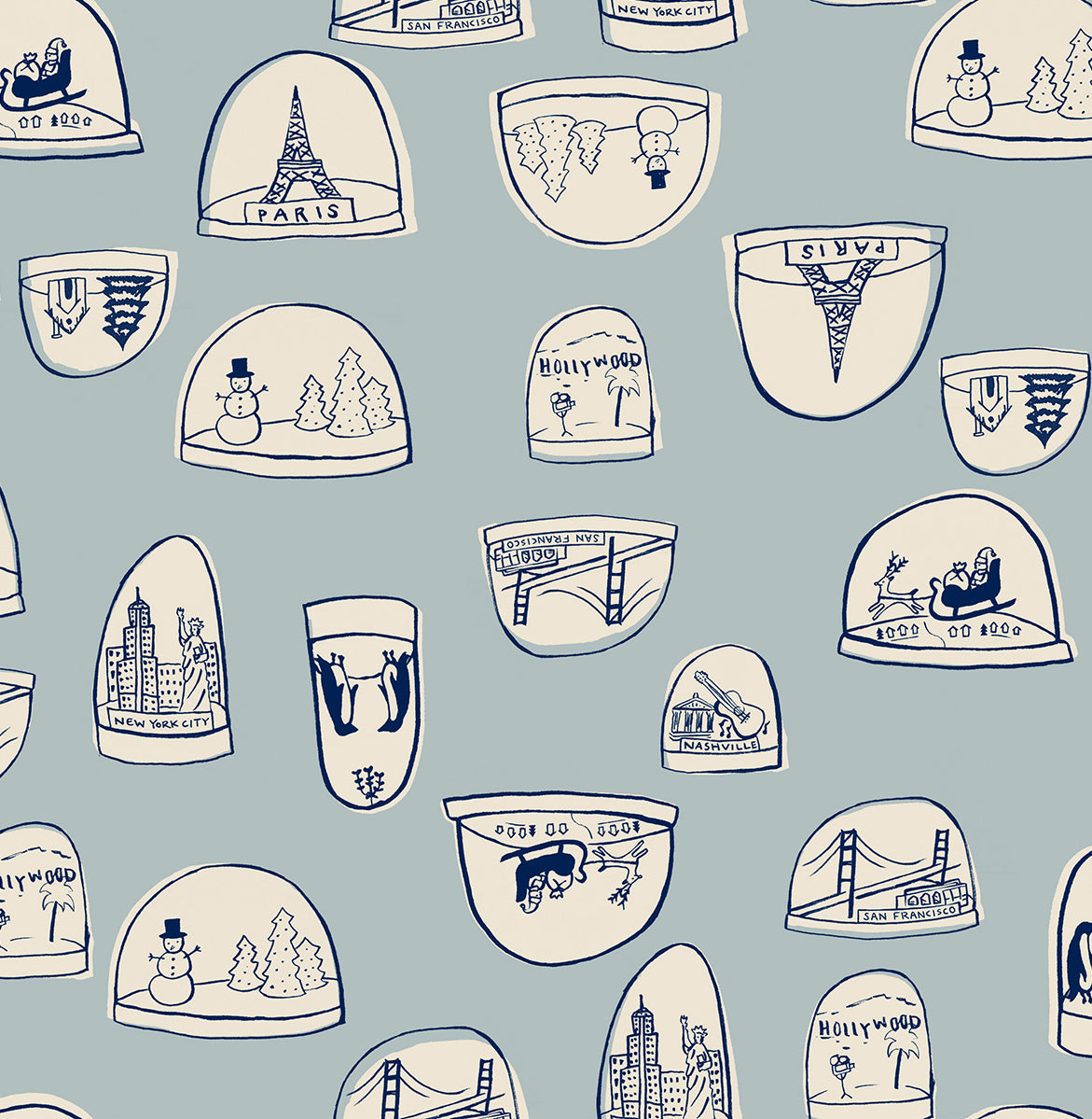 Jolly Darlings : Snowglobes in Arctic : Ruby Star Society
