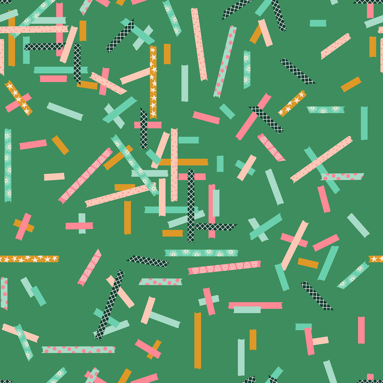 Jolly Darlings : Washi Tape in Emerald Green : Ruby Star Society