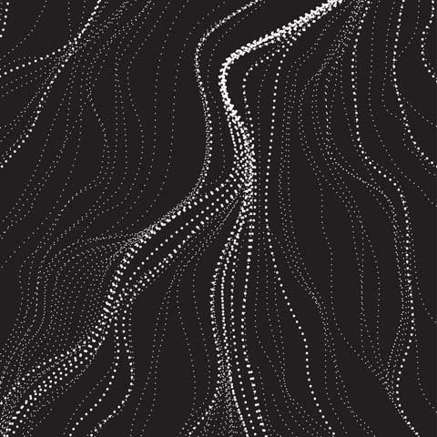 Sand Hill in Charcoal by Anna Pitjara : M & S Textiles