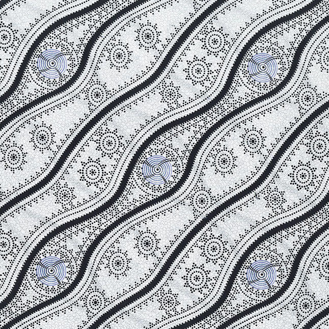 Stars In The Sky by Geraldine Riley : White STSW : M & S Textiles
