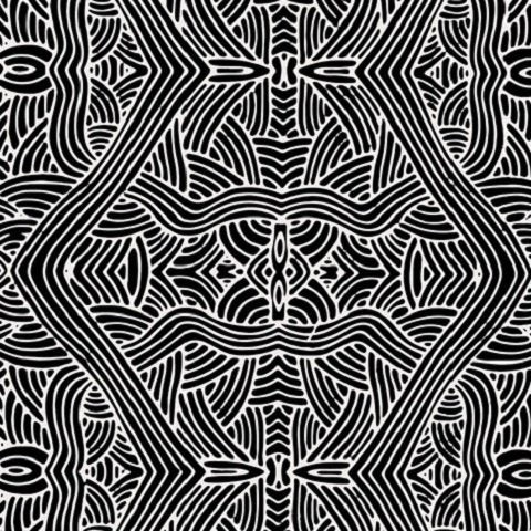 Untitled in Black by Nambooka : M & S Textiles