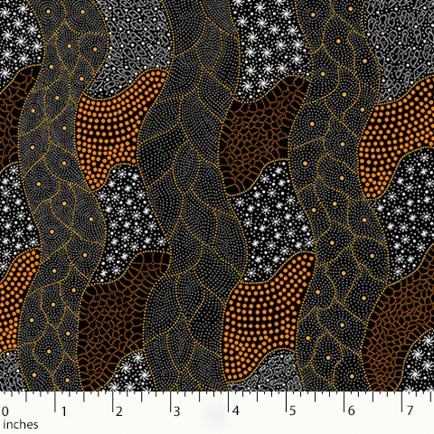 Wild Flowers Dreaming in Yellow by Tanya Price : M & S Textiles