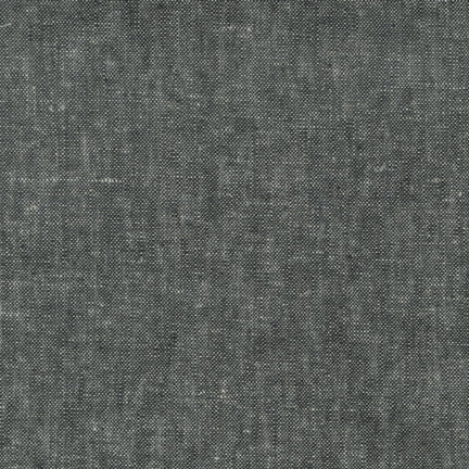 Brussels Washer Yarn Dyed : Black : Robert Kaufman