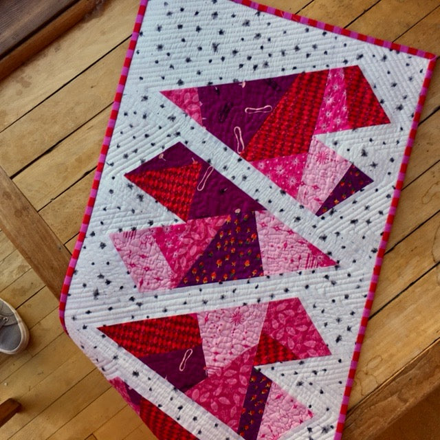 Crazy Hearts Table Runner Kit