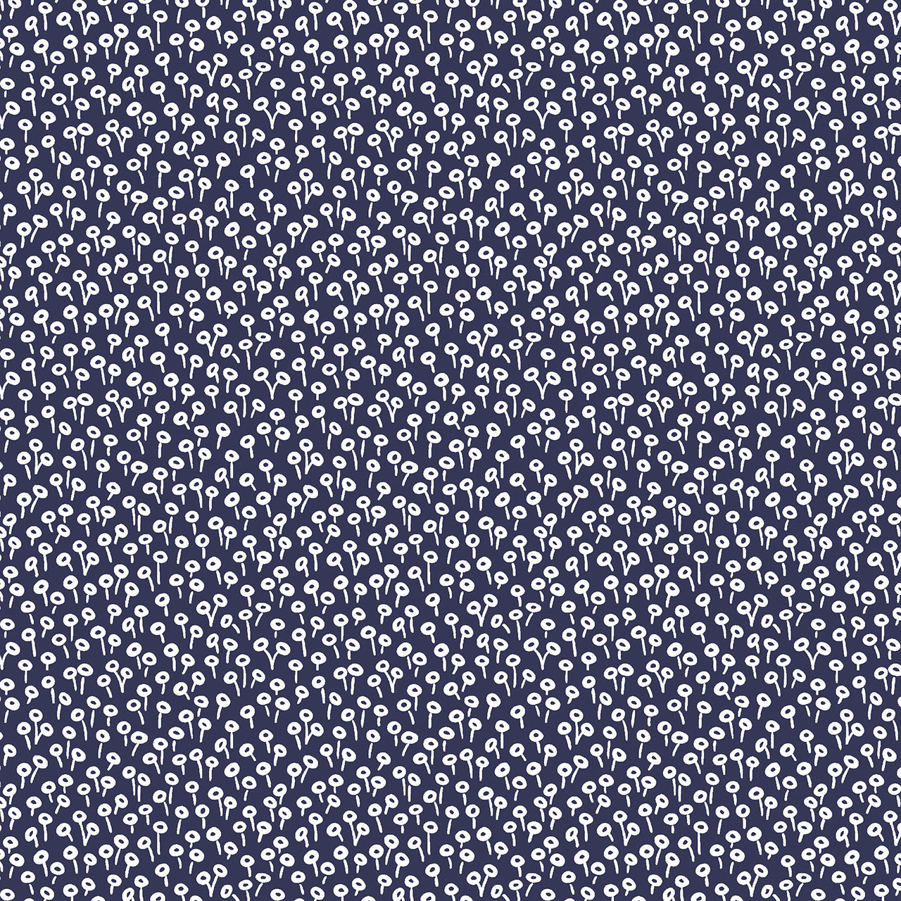 Rifle Paper Co Basics : Tapestry Dot in Navy : Cotton and Steel