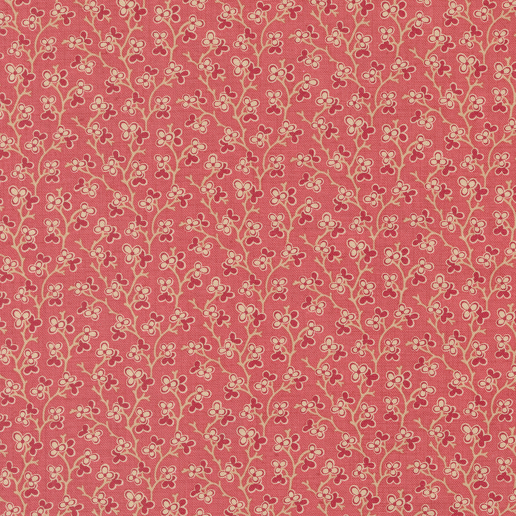 Rouenneries Trois by French General : 13966-13 Faded Red : Moda
