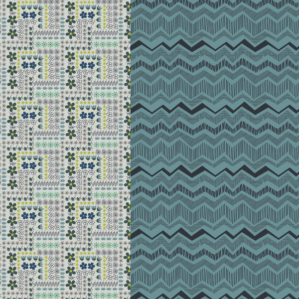 Greenstone by Jen Kingwell : Lollies in Serenity : Moda