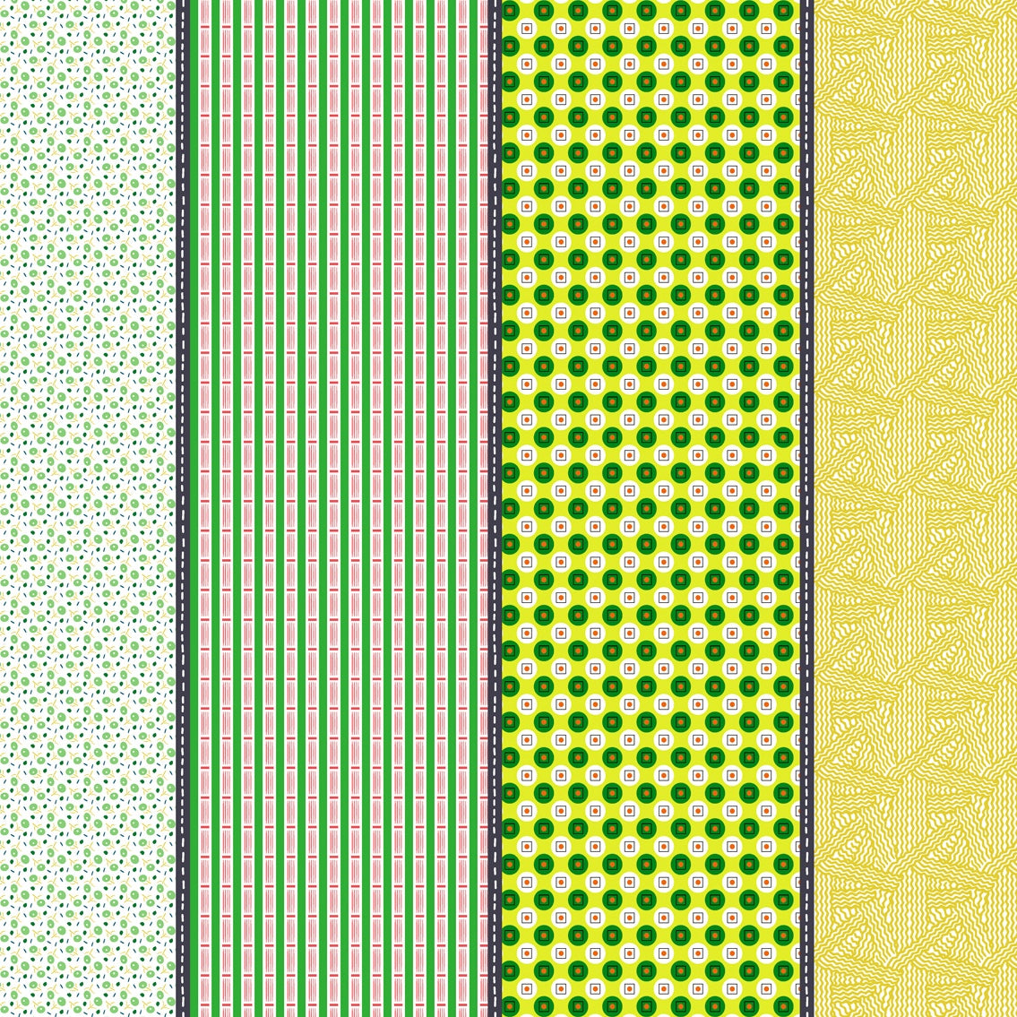 Mixed Bag of Lollies by Jen Kingwell : Remix : Moda