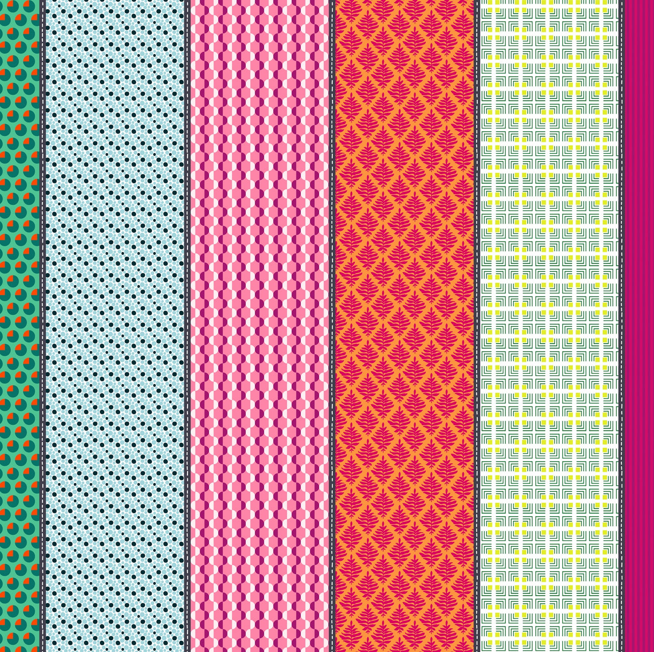 Mixed Bag of Lollies by Jen Kingwell : 18244 : Moda