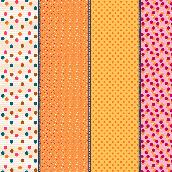 Mixed Bag of Lollies by Jen Kingwell : Gardenvale : Moda