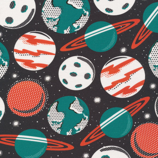 Blast Off by Hang Tight Studio : Planetarium in Charcoal : Cloud 9