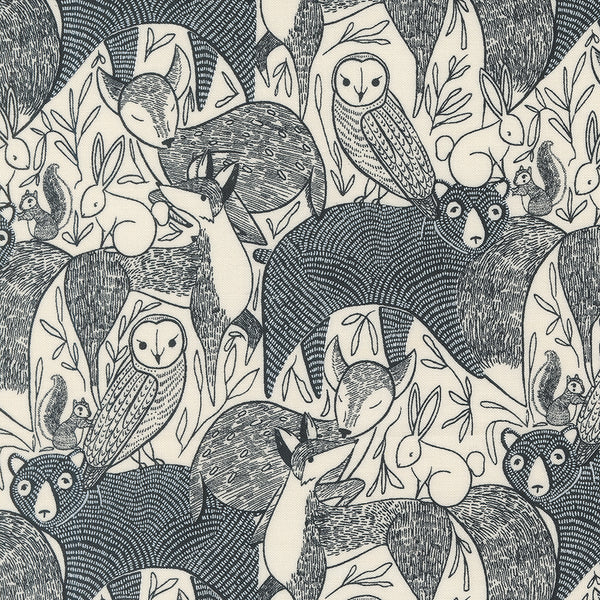 Woodland Wonder by Gingiber : 48390-11 Cloud : Moda