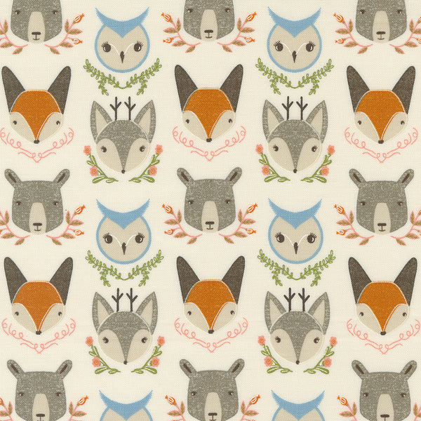Woodland Wonder by Gingiber : 48392-11 Cloud : Moda