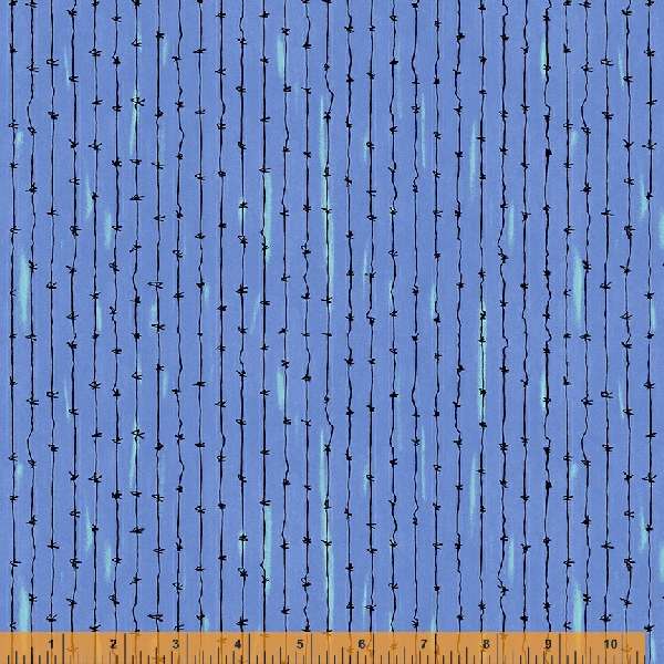 Yippie Yi Yo Ki Yay by Laura Heine : Fencing Wire in Cornflower : Windham