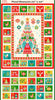 Christmas Brights by Makower UK : Advent Calendar in Multi : Andover : Panel