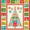 Christmas Brights by Makower UK : Advent Calendar in Multi : Andover : Panel