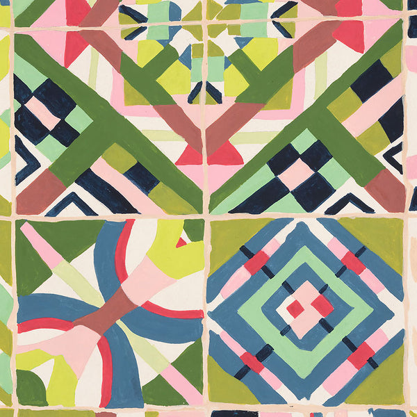 Folklorico : Colorful Cantera in Denim : Alexander Henry