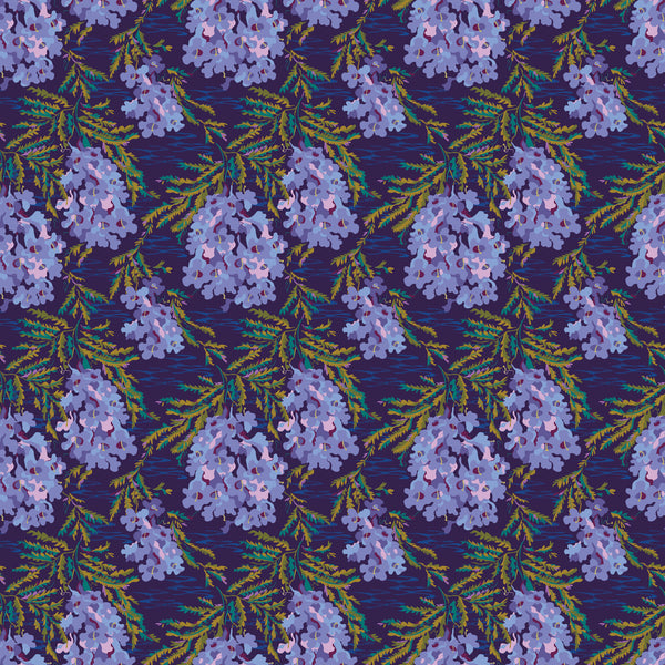 Wandering Eye by Kathy Doughty : Jacaranda in Cool : Figo