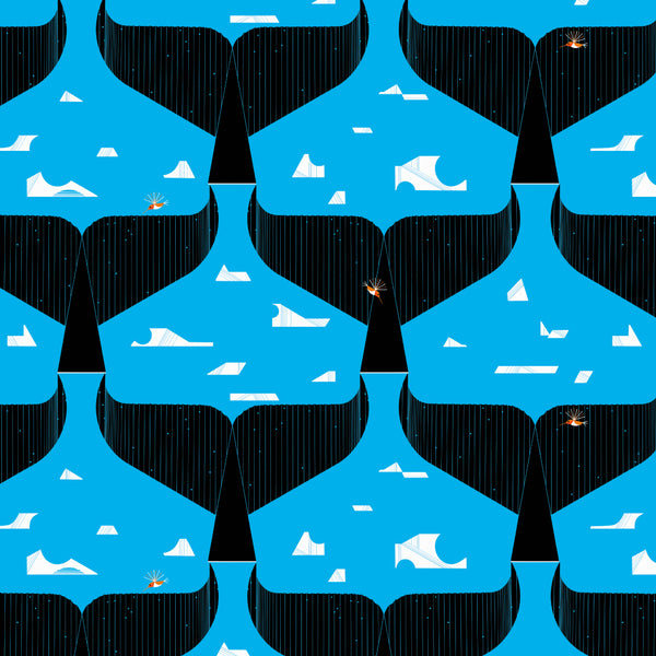 Glacier Bay by Charley Harper : Whale of a Tail : Birch