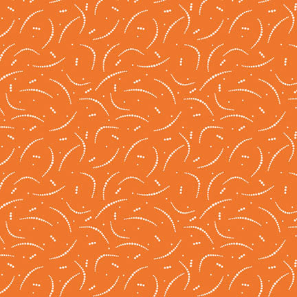 Midnight Masquerade by Heather Dutton : Dotty in Toss in Orange : P & B Textiles