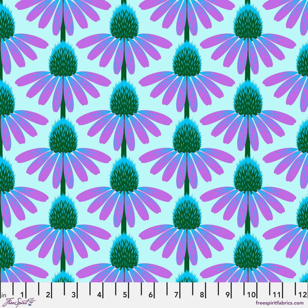 Love Always AM by Anna Maria Horner : Echinacea in Grape : Free Spirit Fabrics