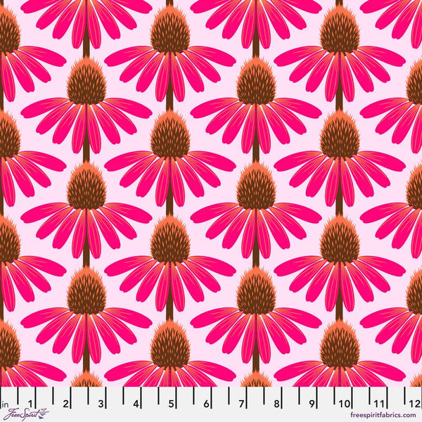 Love Always AM by Anna Maria Horner : Echinacea in Maraschino : Free Spirit Fabrics