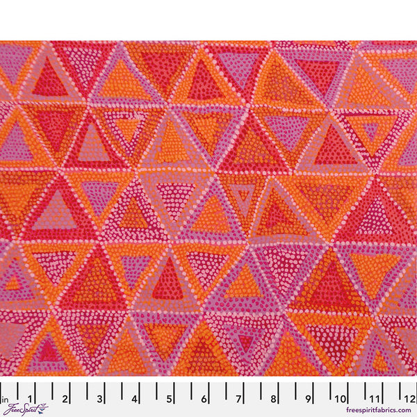 Vintage by the Kaffe Fassett Collective : Beaded Tents in Red : Free Spirit