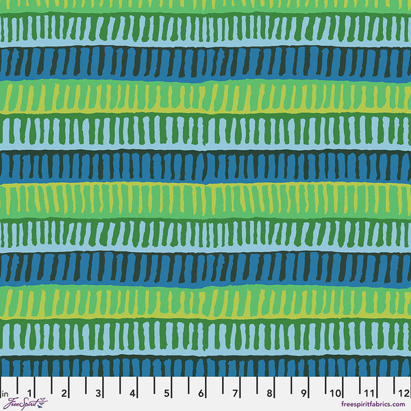 Brandon Mably : Zipper Stripe in Green : Free Spirit