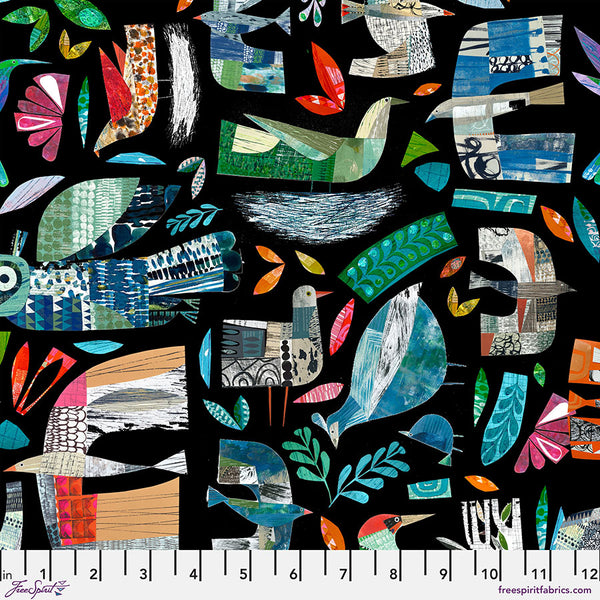 Flying South by Clare Youngs : Flock Together in Midnight : Free Spirit