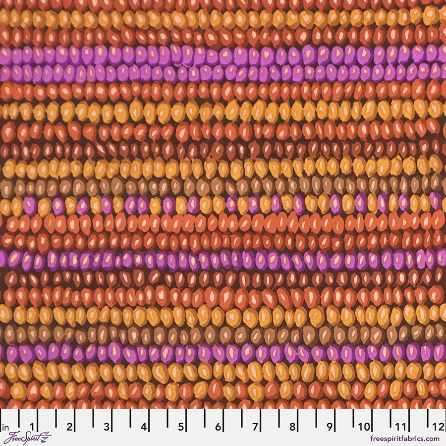 Vintage by the Kaffe Fassett Collective : Bead Stripe in Earth : Free Spirit