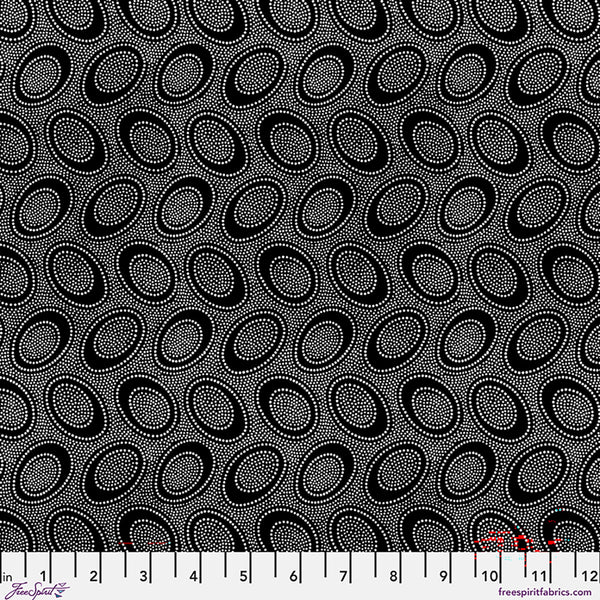 Kaffe Fassett : Aboriginal Dot in Black : Free Spirit